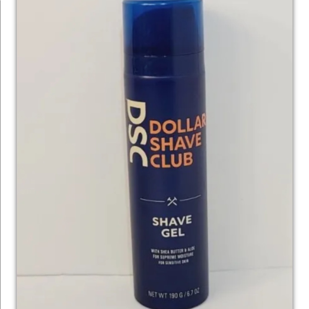 Dollar Shave Club Shave Gel For Sensitive Skin 6.7 oz. New